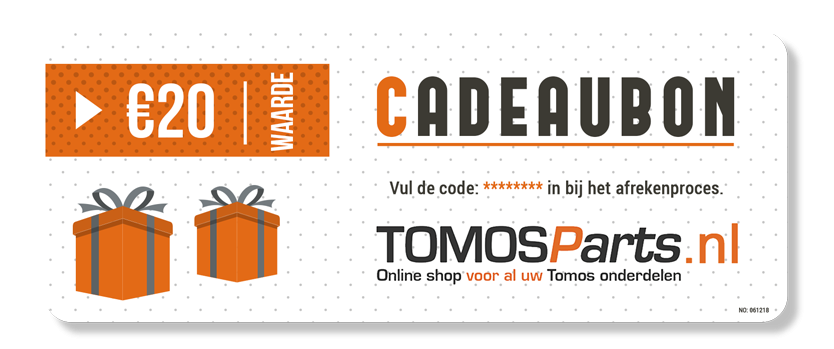 Cadeaubon Tomos-Parts.nl