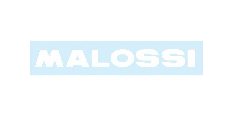 Malossi 14cm wit sticker letters