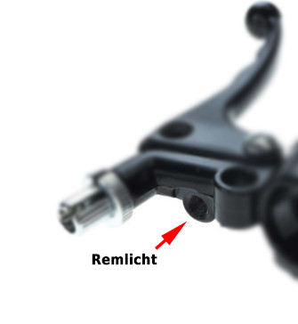 A-Kwaliteit Lusito Rem & Gas hendel compleet. RECHTS Zwart A3 | A35