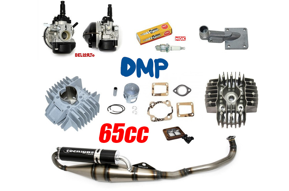 DMP Tomos opvoer set, 44mm cilinder 65cc 70cc 